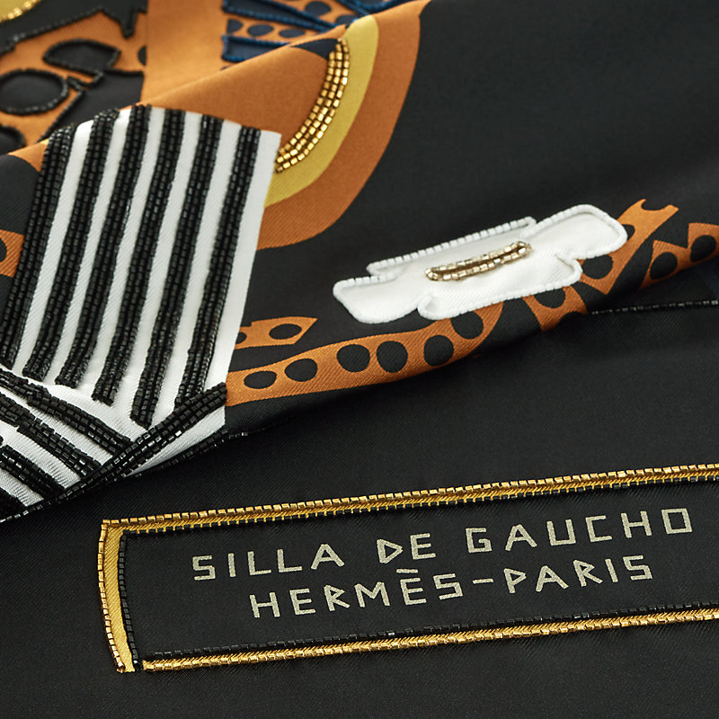 Silla de Gaucho embroidered scarf 90 | Hermès Mainland China